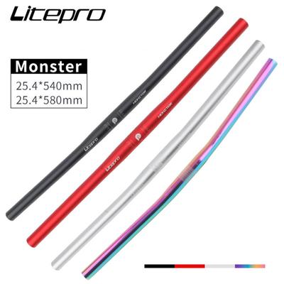 25.4mm*580 540mm Folding Bike  Handlebar Horizontal Lp Straight Handle Bicycle Accessories