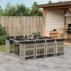 VidaXL 9-Piece Garden Dining Set with Cushions, Patio Table and Chairs, Patio Furniture, Outdoor Furniture, 3210923