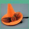 Halloweenowa czapka wiedźmy dla zwierząt domowych z kreatywnym designem dla psów i kotów, dekoracja świątecznego kostiumu