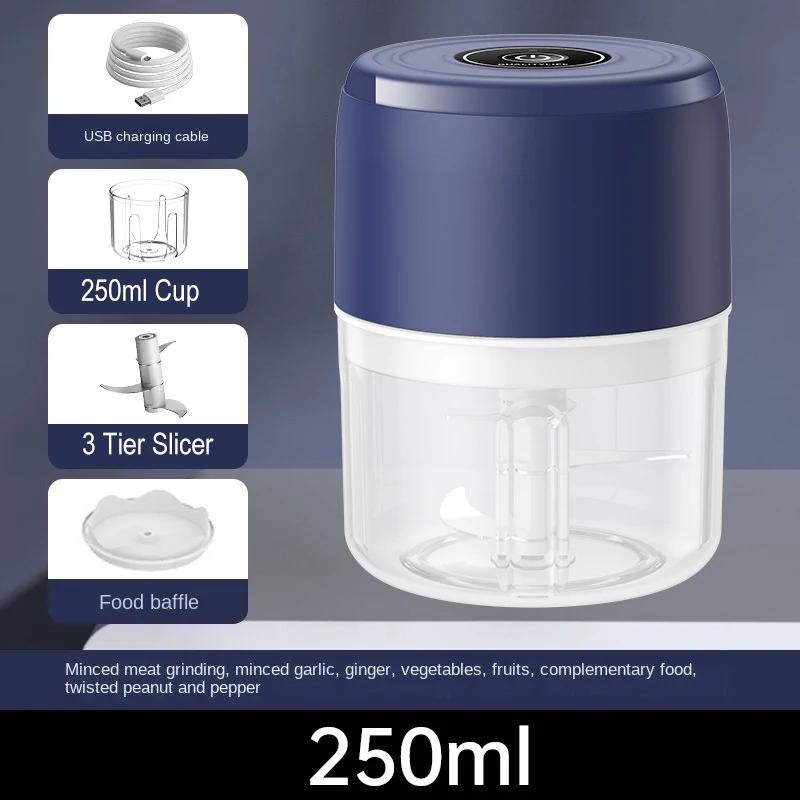 One-Button Automatic Chopper Food Crusher Meat Grinder Mini Garlic Press USB Vegetable Chopper Masher Machine Kitchen Gadgets