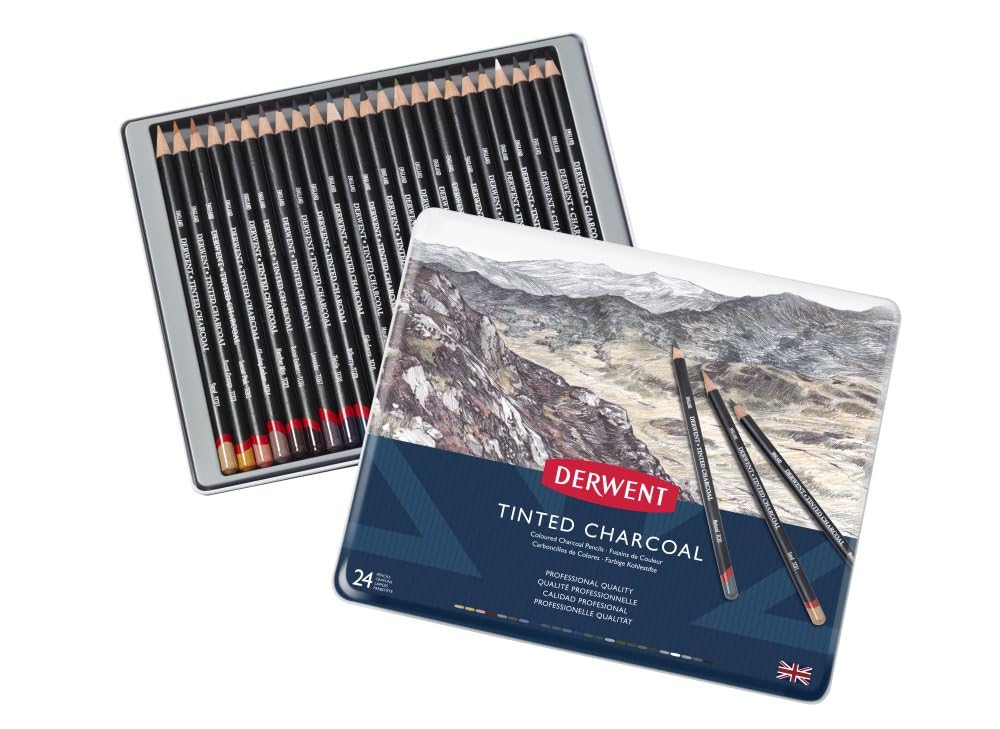

Derwent Tinted Charcoal Set 2301691 24-Color