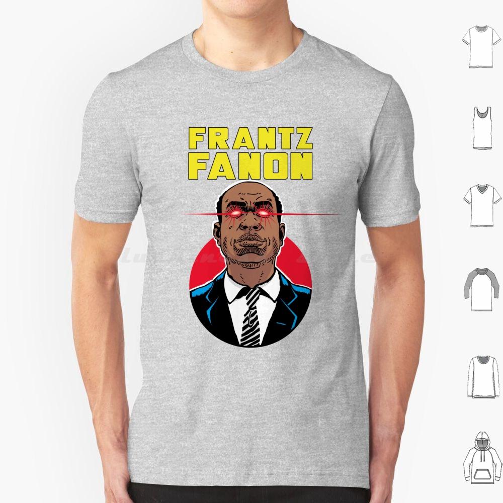 Camiseta Frantz Fanon Está Mirando 6xl Algodón Fresca Tee Fanon Fanon Cómics Superhéroe Socialismo Antirracismo Marxismo Arte Pop
