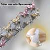 10Pcs Luxury 3D Mini 4*6Mm  Butterfly Nail Art Charms Jewelry Accessories Alloy  Nails Decoration Supplies