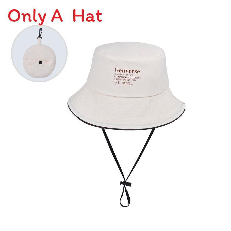 Outdoor Sun Protection Fisherman Hat With Large Brim For Men Women In Nylon 2024