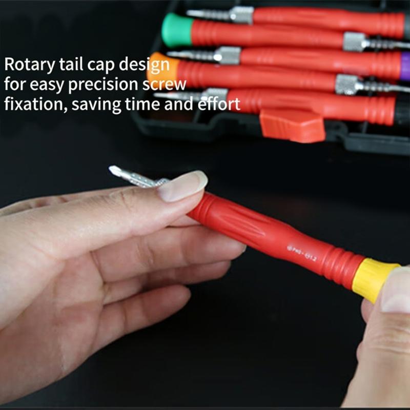 Telescopic Precise Screwdriver Mini Screwdriver Multifunctional Precise Screwdriver Repair Tool for Laptop Phone PC