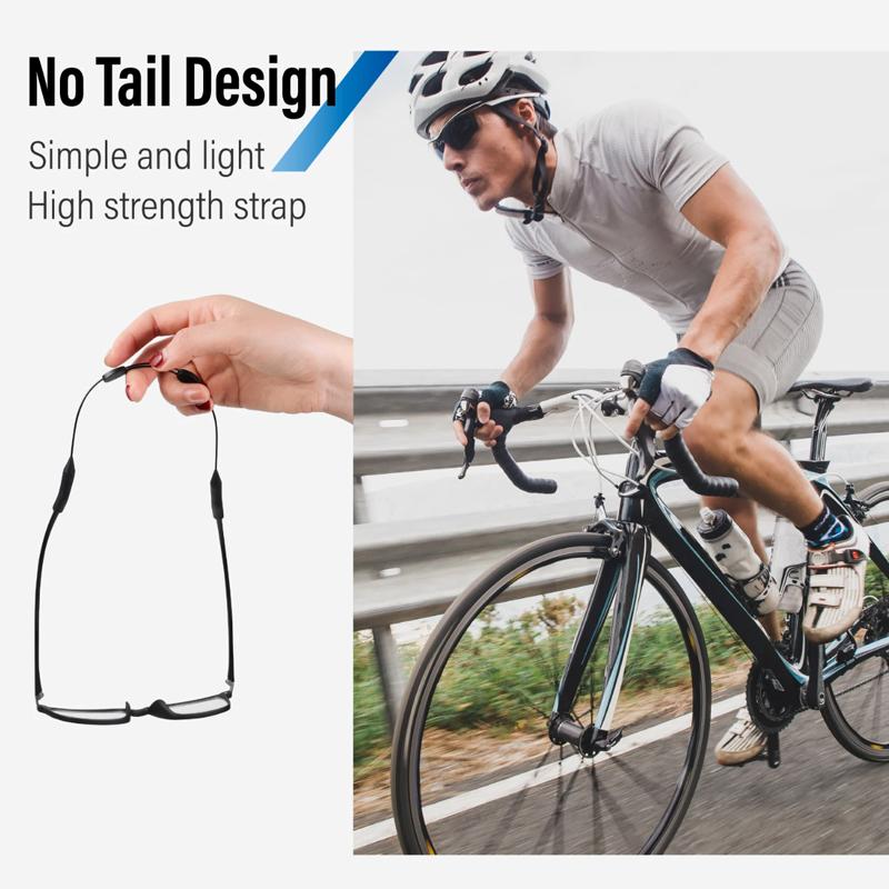 5 Pcs Universal Adjustable Eyewear Retainer Fit Unisex Strap Safety Glasses Holder Retractable Sports Sunglasses Non-Slip Rope
