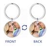Print Demand Photo Keychain Personalized Custom Gift For Women Men Mother Father Dad Family Couple Stainless Steel Key Ring