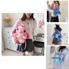 Lilo Stitch Plüsch Cartoon Rucksack für Mädchen mit Reißverschluss und Tasche für Reisen