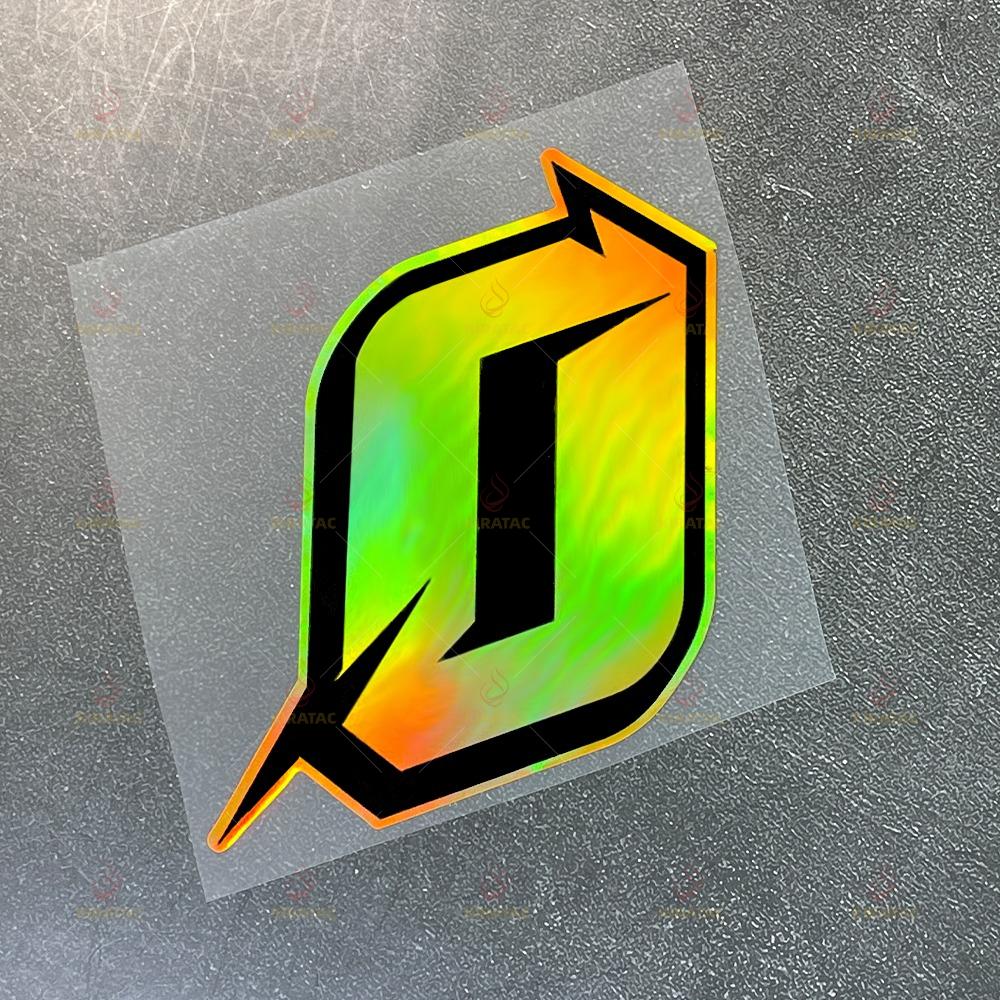 1 Stück Goldene Zahl Motorradaufkleber Wasserdicht für Motorradhelm Windschutzscheibe Kraftstofftank Auto Kofferraum Roller Universal Vinyl Aufkleber