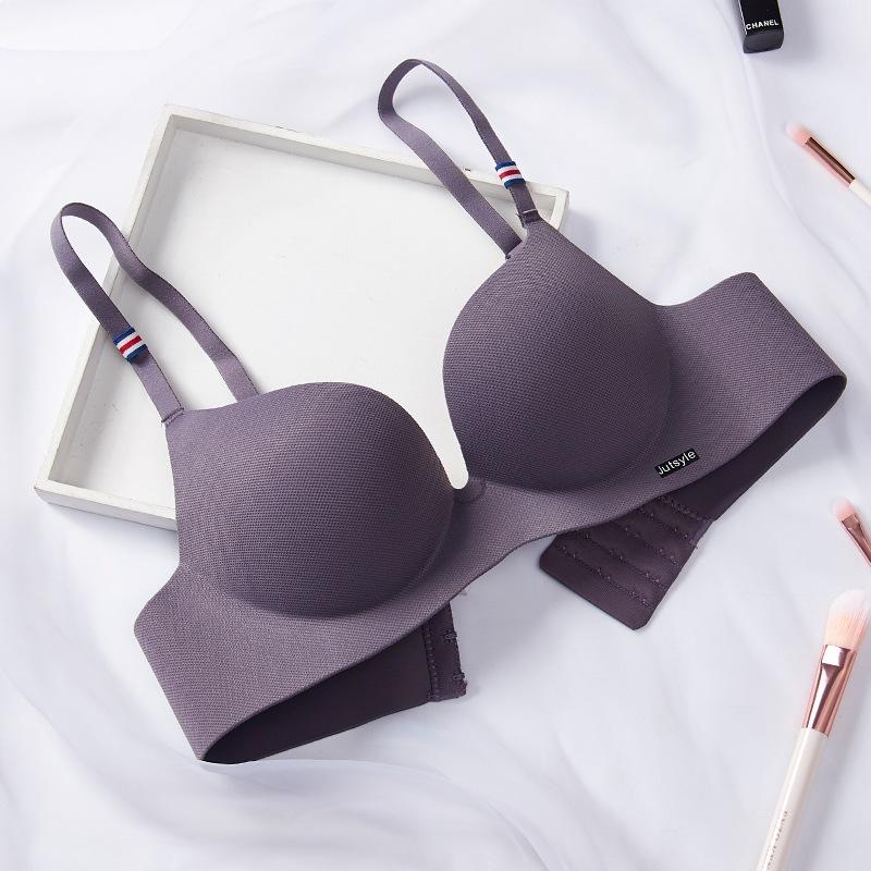 Wireless Ice Silk No Steel Ring Seamless Bra Women Push Up Bra Beautiful Back Sexy Bra Underwear Comfortable Seaml