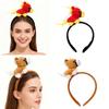 Year of Horse Doll Hairband For Adult Kids Elastic Comfortable Hairhoop Styling Accessory for Festival Celebration