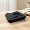 Anti-Skid Powder Distributor Mat Black Coffee Corner Pad Espresso Coffee Tamper Mat  Coffee Bar