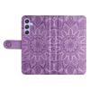 For Samsung Galaxy M54 5G/F54 5G PU Leather Flip Phone Case Sunflower Imprinted Stand Wallet Cover