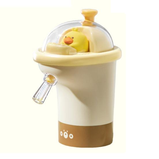 

Портативный небольшой водяной насос в форме мультфильма, пищевой, без BPA, устойчивый к утечкам, перезаряжаемый, универсальный детский насос для подачи воды жёлтый