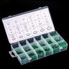 Acouto AC O Ring Assortment Kit 18 Sizes 270pcs Car Truck Air Conditioning Seal Rubber Green O Ring Tools Replacement for Car Repair Plumbing
