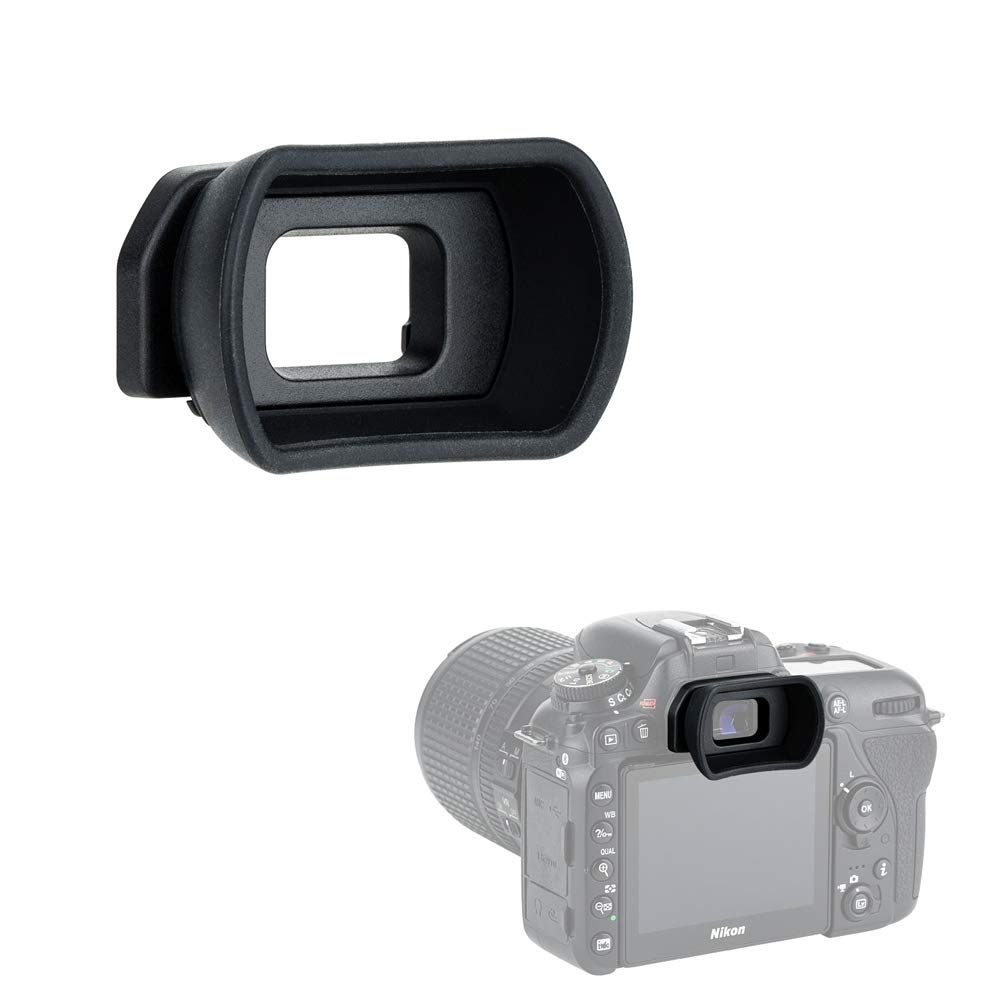 Kiwifotos Replacement Long Soft Viewfinder Eyecup for Nikon D750, D610, D600, D7500, D7200, D7100, D7000, D5200, D5100, D5000, D3500, D3400, D3300,