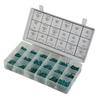 Sealing Ring O-rings Seal Set Sealing 18 Sizes With Plastic Case Green HNBR Parts Universal 18 Sizes New R134a