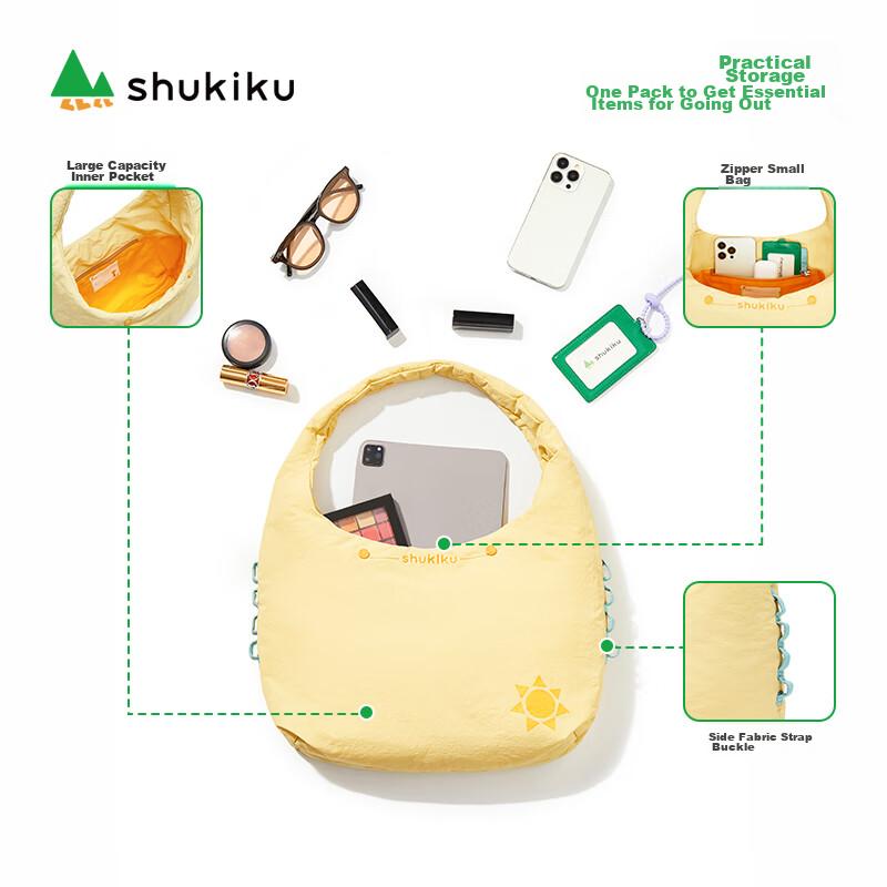 SHUKIKU Cloud Bag, Women's Fashion Shoulder Bag, Trendy Crossbody Bag, Lightweight Commuter Handbag,