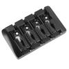 Black/Silver Electric Bass Bridge Metal Electric Bass Accessory Bass Bridge  For Electric Bass