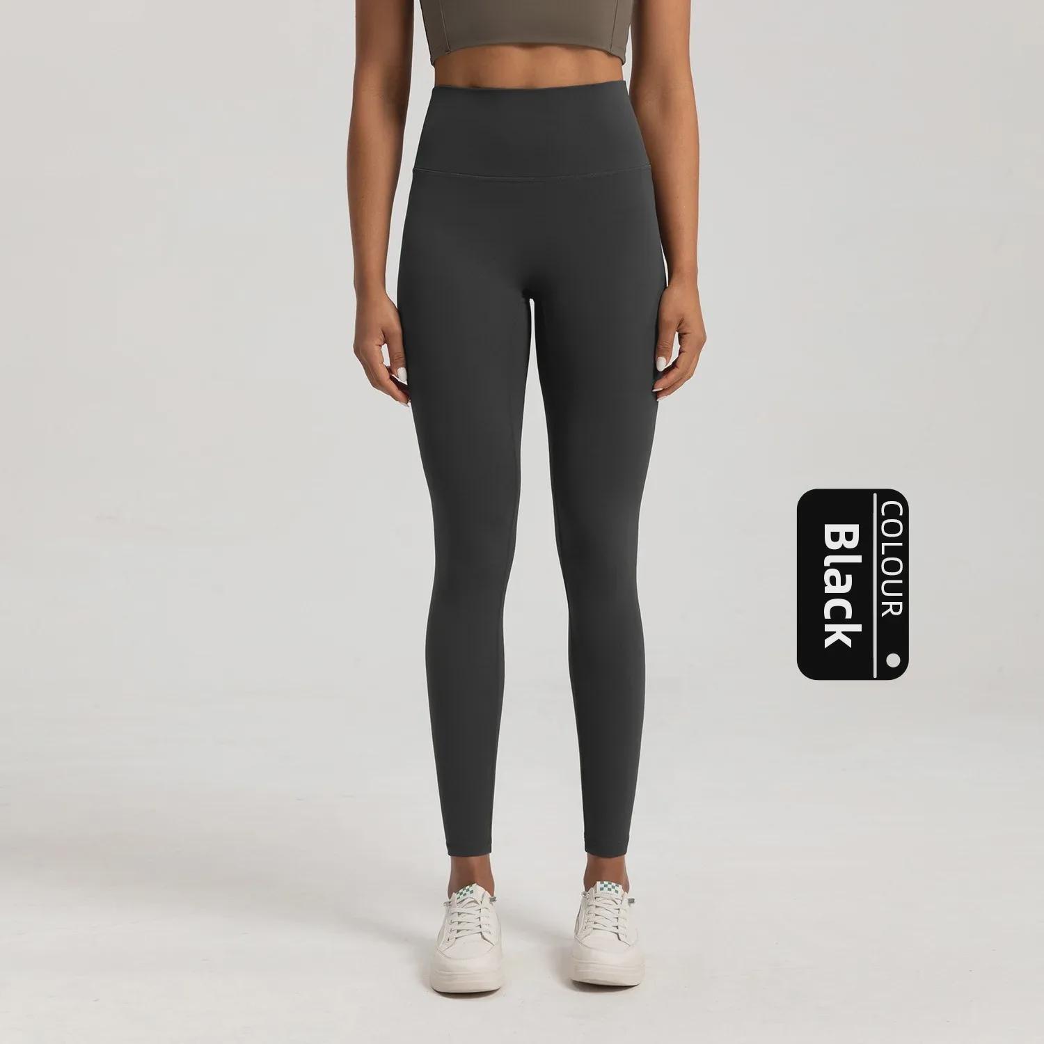 

Жіночі оксамитові штани для йоги з високою талією: Дизайн для схуднення, тепла та підйому стегон без ліній швів – ідеально підходить для фітнесу. M