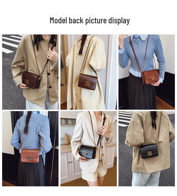 2024 Trendy Women's High-End Retro Crossbody Square Bag