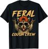 Feral Raccoon Cousin Crew Family Reunion Trip Vacation Kids T-Shirt