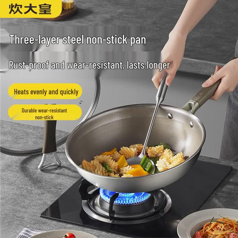 COOKER KING Multi-layer Titanium Gold Wok