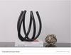 Elegant Metal Vase for Flower Arrangements - Luxury Decor for Living & Dining Rooms