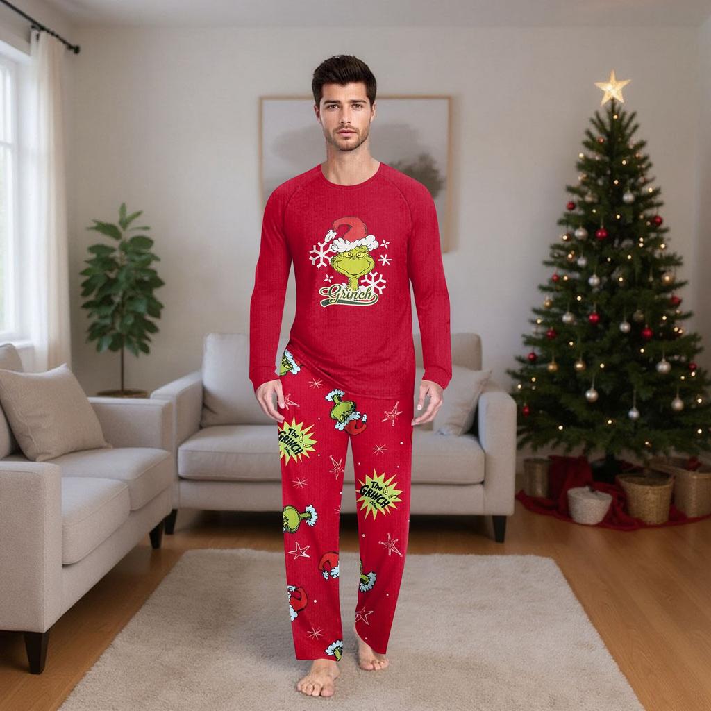 Passende Familiensets mit Weihnachtsmotiven, Langarmshirts und Hosen