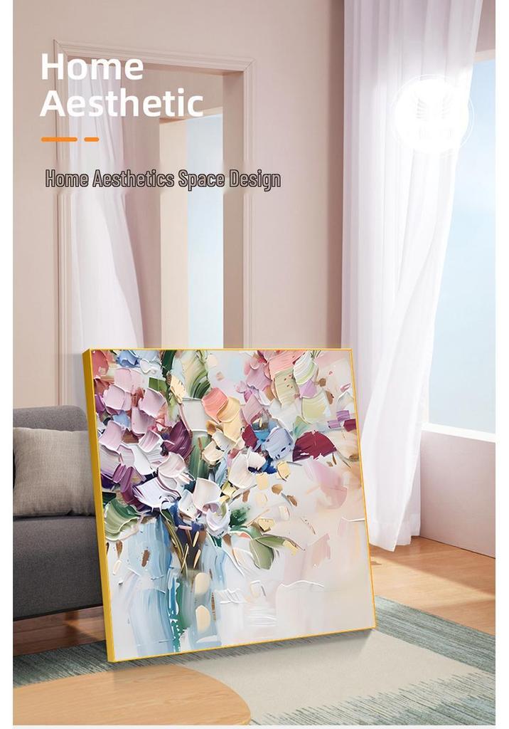 Modern Abstract Floral Wall Art for Living Room & Dining