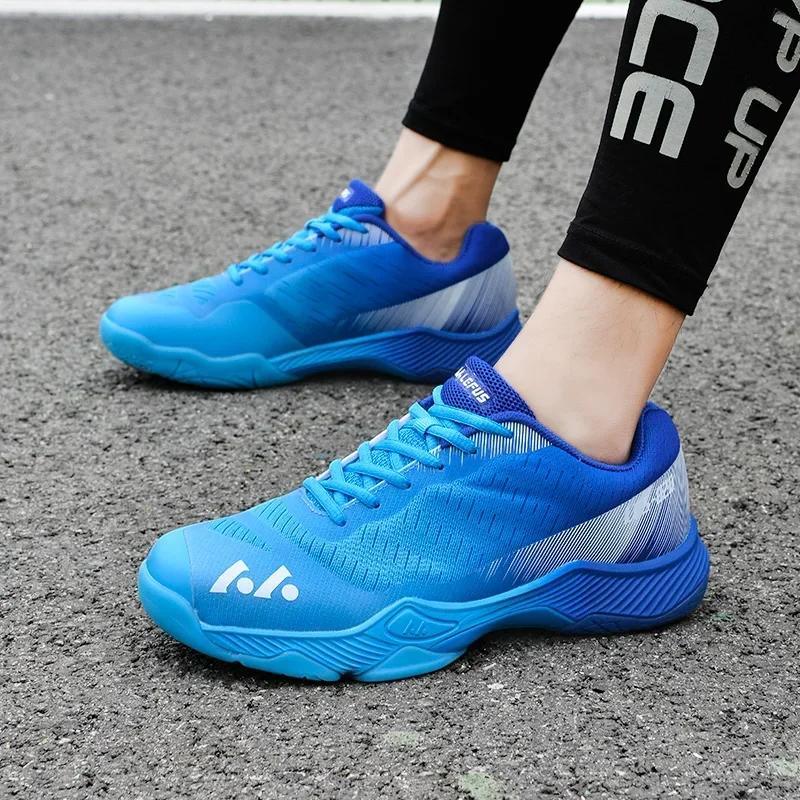 

Sports Shoe Rubber Sole Non-slip Table Tennis Volleyball tennis Training Shoes Large Fashion Lightweight Badminton Professional 46 синий