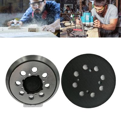 Durable 5"/125mm 8 Holes Hook Loop Sanding Disc Pad Electric Grinder Polishing Tool Self-adhesive Sandpaper Backup Stick