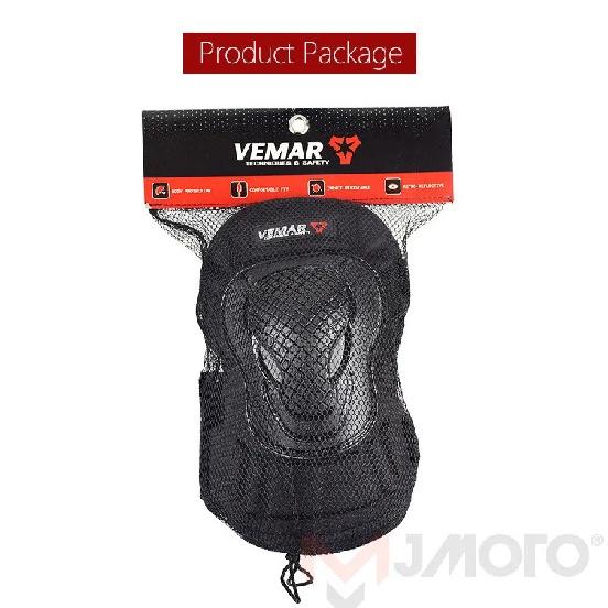 VEMAR Summer Breathable Motorcycle Knee Pads Motocross Knee Protector Guard BMX DH ATV Moto Cycling Brace Motorcyclist Equipment