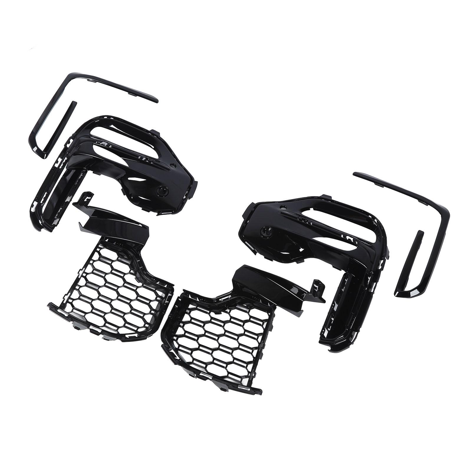 

Front Bumper Fog Lamp Frame Intake Grille Side Air Trim Grill Replacement Cover Bezel for X5 G05 M50 M Sport Pre‑LCI