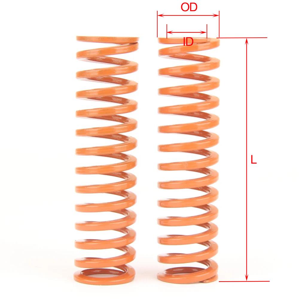 10PCS Small Load Die Mold Spring Orange Compression Springs Outer Diameter 10.5/12.5/14.5/17/21/26mm Length 20-300mm SWS10.5-30