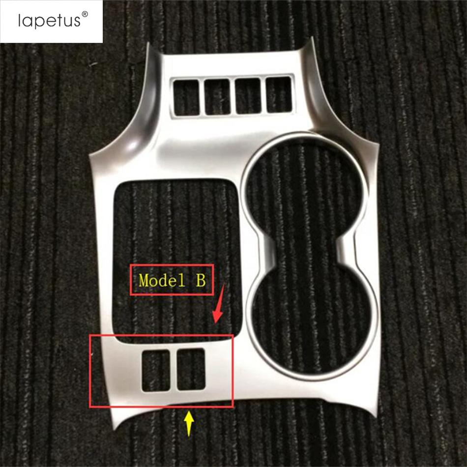 Central Control Gear Shift Panel Water Cup Frame Cover Trim For Toyota Highlander / Kluger 2014-  Matte Accessories Interior