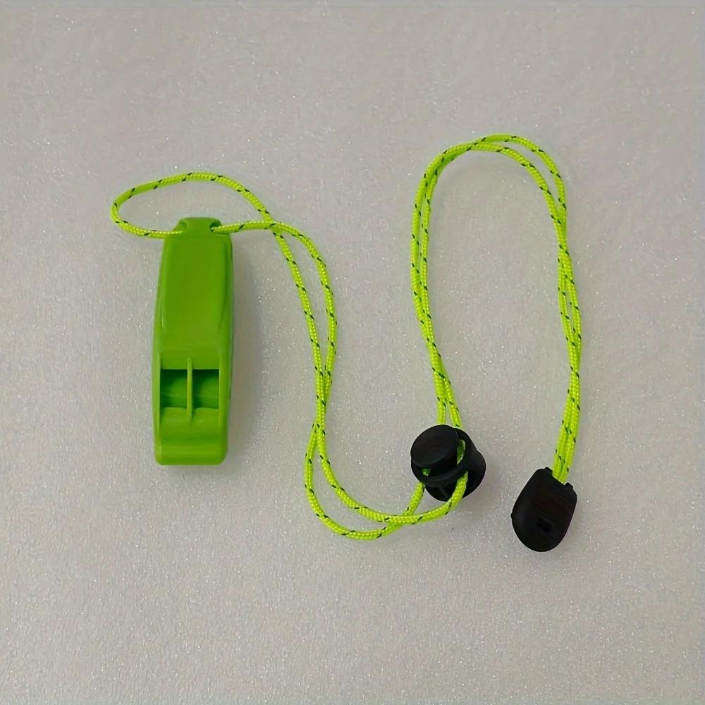 

1PC Outdoor Whistle Outdoor Tools Camping Supplies, Whistles Easy To Carry, Ball Game Whistles зелений