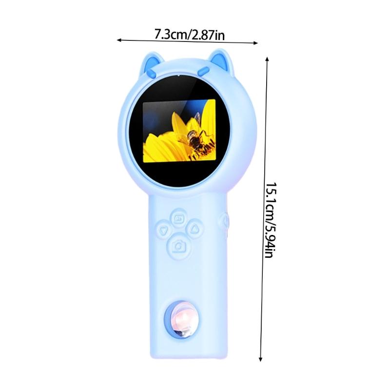 Handheld Pocket Digital Microscope for Youngly Explorers with Recording Functions High Definition Imaging Learning Tool
