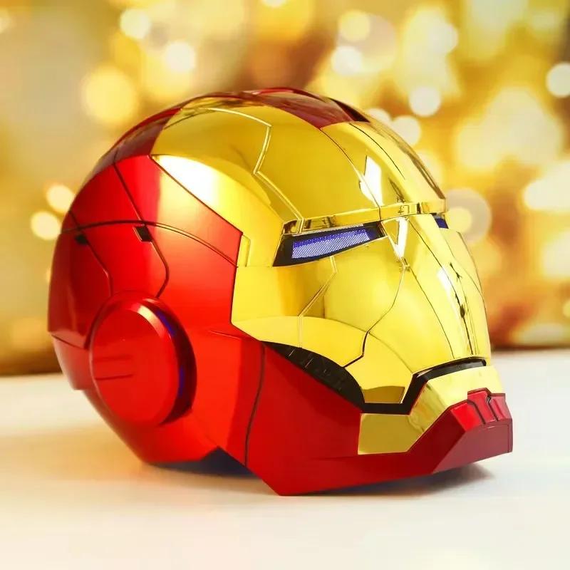 NEW Marvel Avengers 1/1 Iron Man Mk5 Helmet Wearable Automatic Voice-Activated Electric Open And Close Series Toy Birthday Gift
