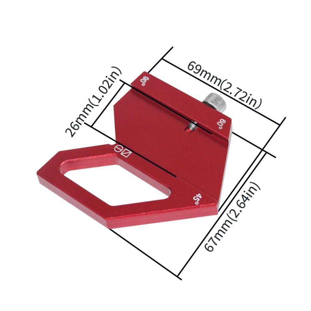 High Precision Positioning Block Aluminum Alloy 45/60/90 Degree Angle Scriber  Furniture Making