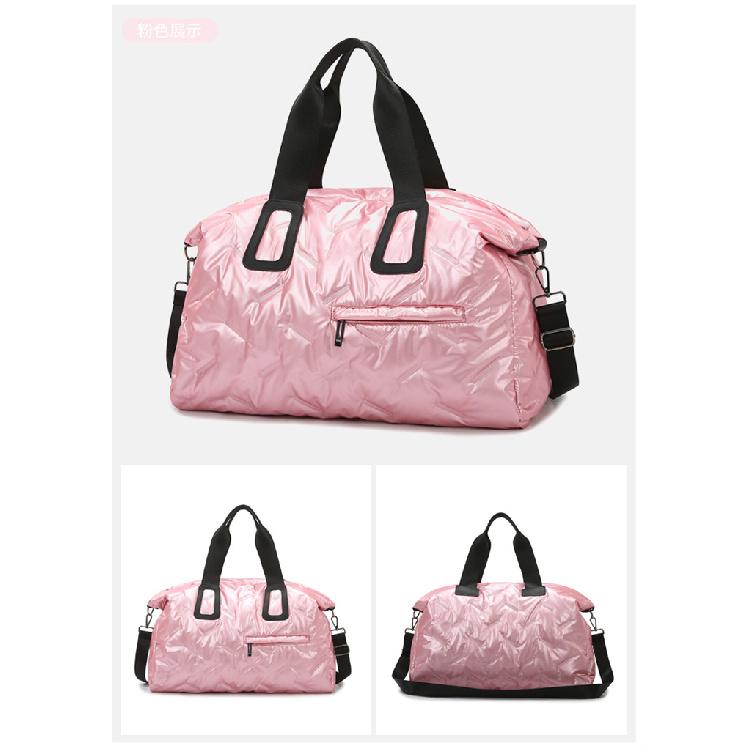 Borsa da viaggio di grande capacità, borsa per sport e fitness per il tempo libero a breve distanza, borsa yoga con separazione asciutto/bagnato, borsa a tracolla per pendolari