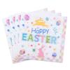 Tovaglioli Stampati Colorati di Pasqua Design Stampato Decorazioni Feste Fatte a Mano Forniture 20 Pezzi Tovaglioli Usa e Getta Forniture per Feste