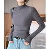 KOSY Knitted Half-turtleneck Pullovers Women Bottom Shirts Sweater Jumper Elegant Korean Long-sleeved Tops Knitwear