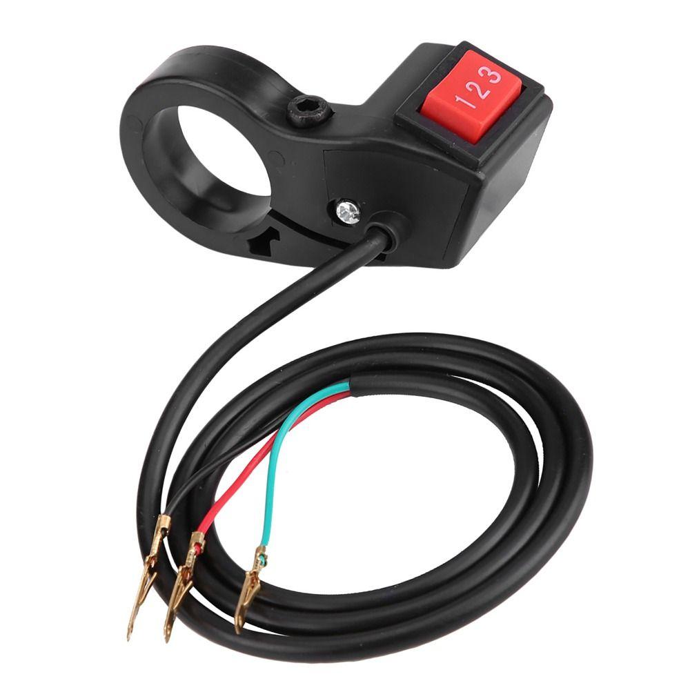 3 Speed E-bike Handlebar Switch Inner 22mm Switch Shift Universal Motorcycle Switch  Motorcycle