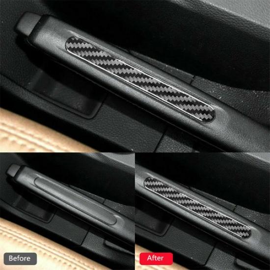 Carbon Fiber Handbrake Strip Cover Trim Decor For Jeep Wrangler JK 2011-2017