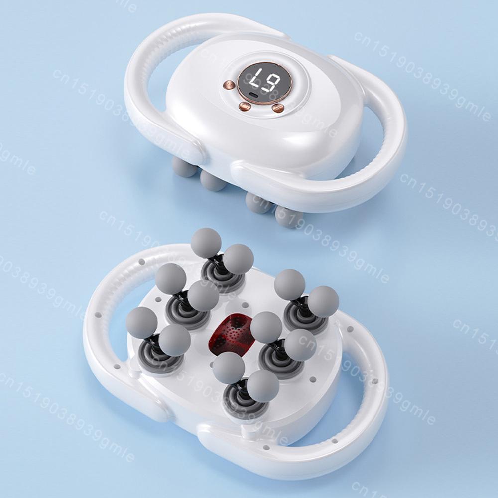 12/22-Head Fascia Gun Massage Massager Gun High-Frequency Vibration Neck Shoulder Leg Back Waist Body Muscle Masajeador Machine
