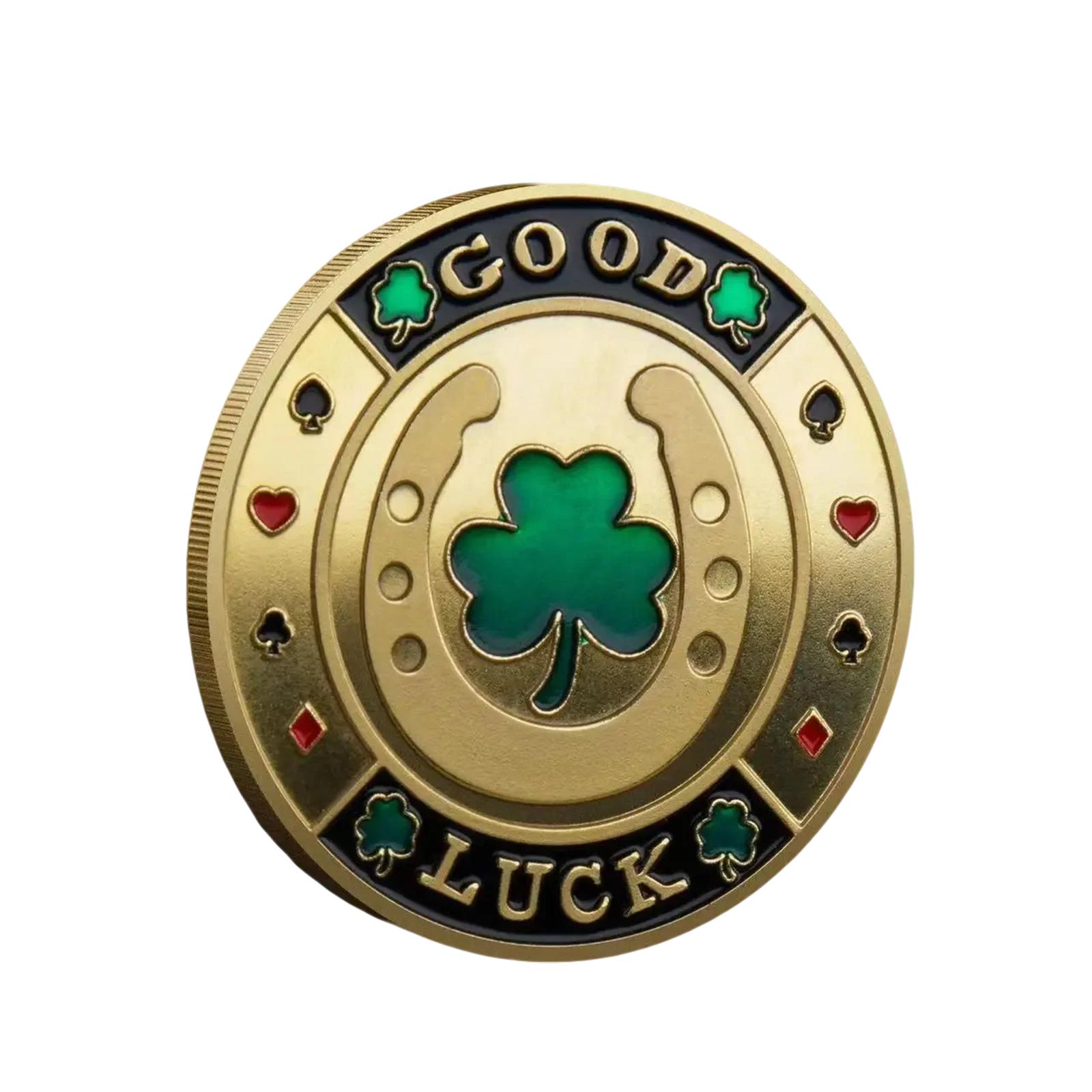 

Металевий тасувальник карт для Техаського Холдему Код дилера великого/малого блайнда One Size золотий