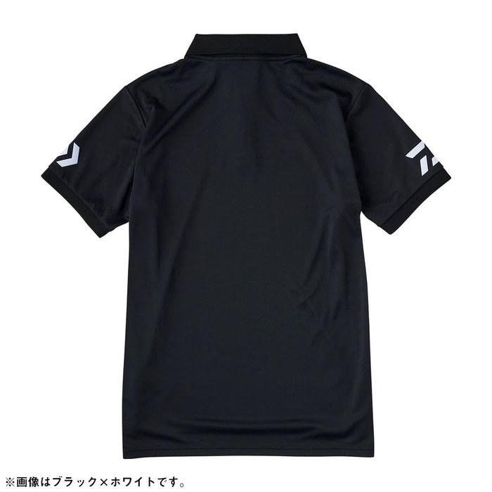 [Daiwa] Short-Sleeve Polo Shirt DE-7925 Black x White WM
