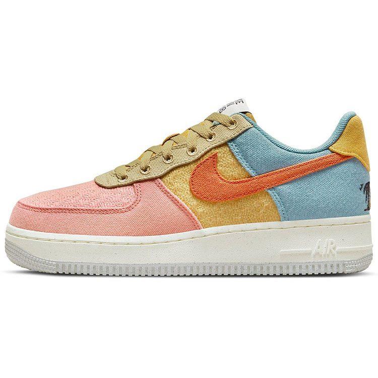 Nike Air Force 1 Low '07 Next Nature Sanded Gold Wheat Grass Light Madder Root Hot Curry Damen DV3808-700