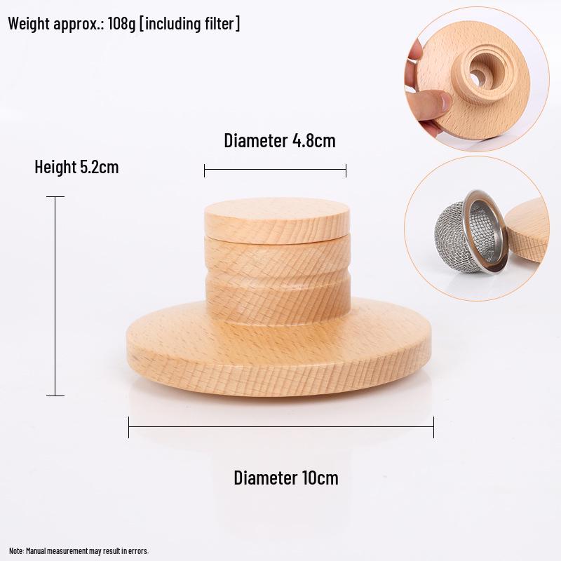 Popular Cocktail Smoker Set: Wooden Smoker, Wood Chips, Bartending Tools, and Ice Cubes